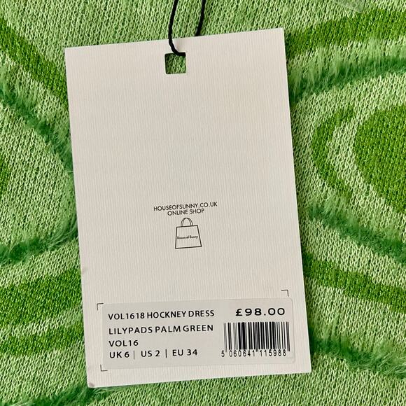 House of Sunny Green Hockey Dress - Picture 4 of 6